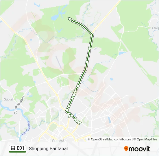 E01 Bus Line Map