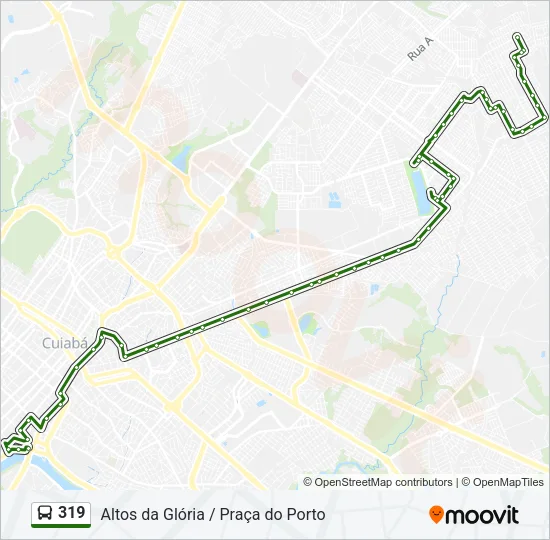 319 Bus Line Map