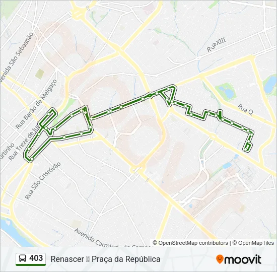 403 Bus Line Map