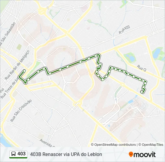 403 Bus Line Map