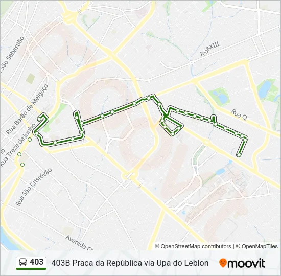 403 Bus Line Map