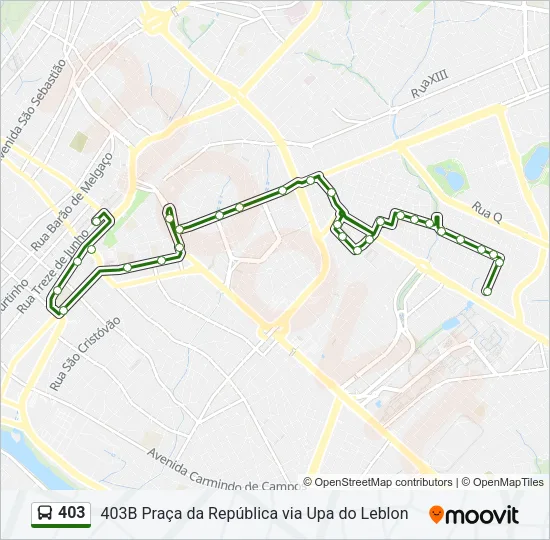 403 Bus Line Map