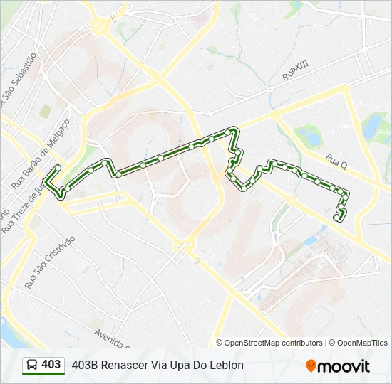 403 Bus Line Map