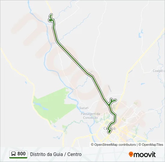 800 Bus Line Map