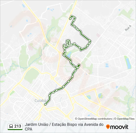 213 Bus Line Map