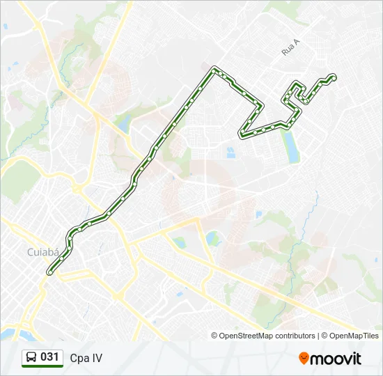 031 Bus Line Map