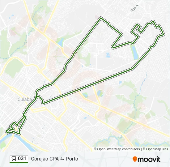 031 Bus Line Map