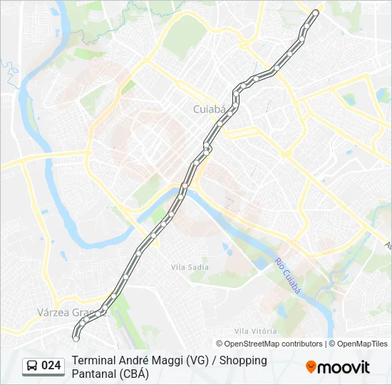 024 Bus Line Map