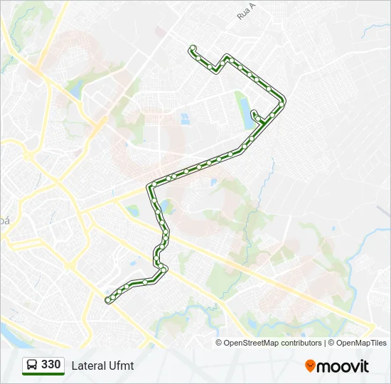 330 Bus Line Map