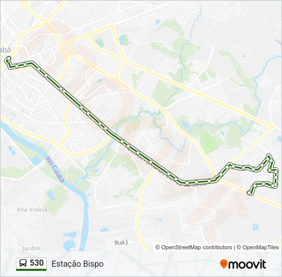 530 Bus Line Map