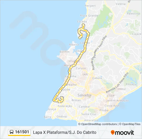 161501 Bus Line Map