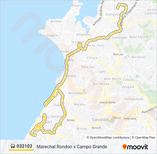 032102 Bus Line Map