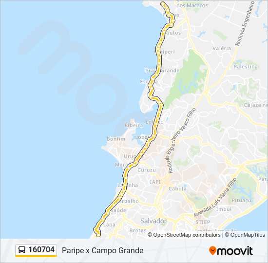 Mapa de 160704 de autobús