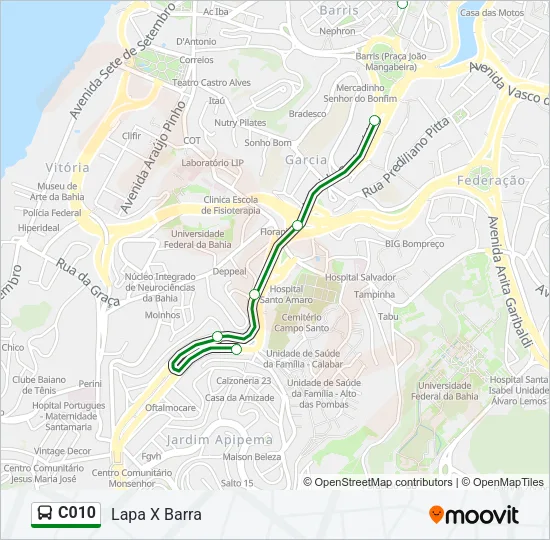 C010 Bus Line Map