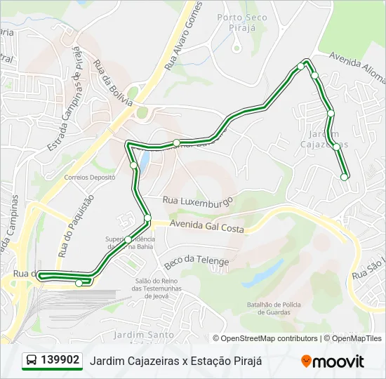 139902 Bus Line Map