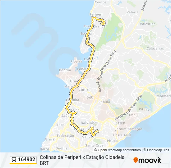 164902 Bus Line Map