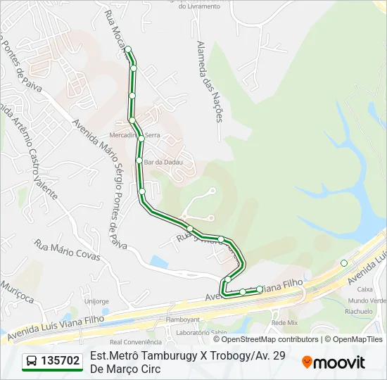 135702 Bus Line Map