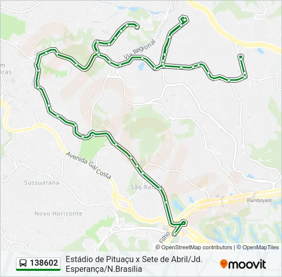 138602 Bus Line Map