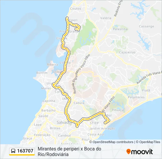 163707 Bus Line Map