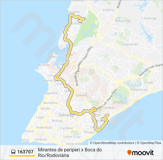 163707 Bus Line Map