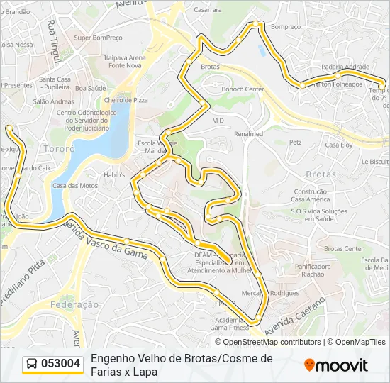 053004 Bus Line Map
