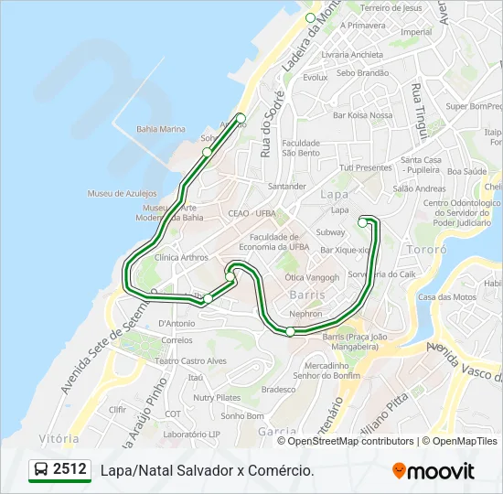 2512 Bus Line Map