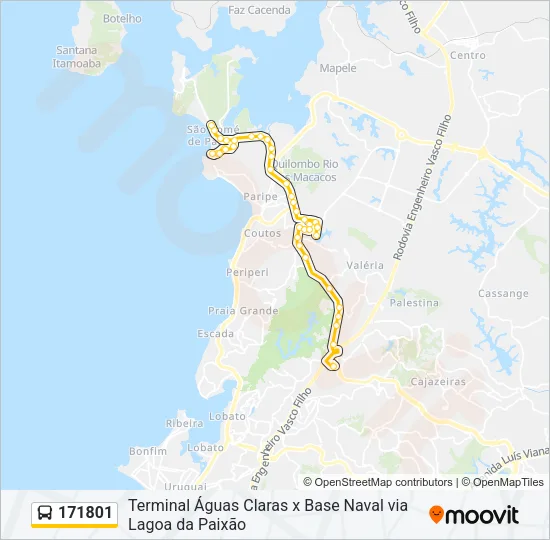 171801 Bus Line Map