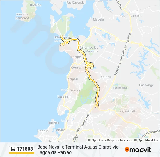 171803 Bus Line Map