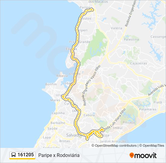 Mapa de 161205 de autobús