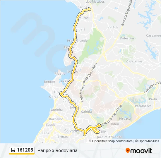 161205 Bus Line Map