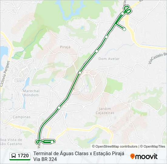 1720 Bus Line Map