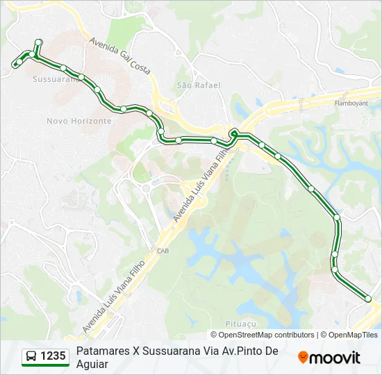 1235 Bus Line Map