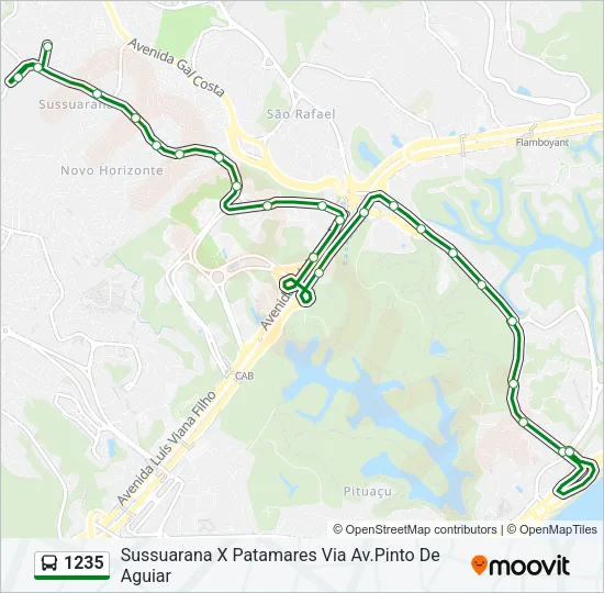 1235 Bus Line Map