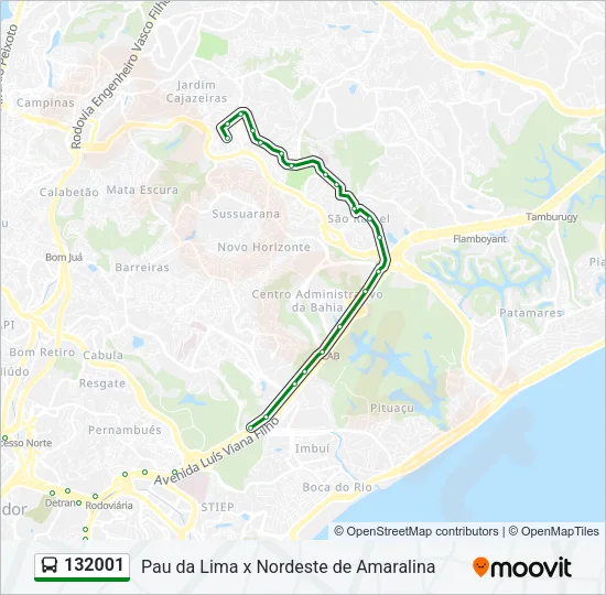 132001 Bus Line Map