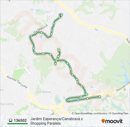 136502 Bus Line Map