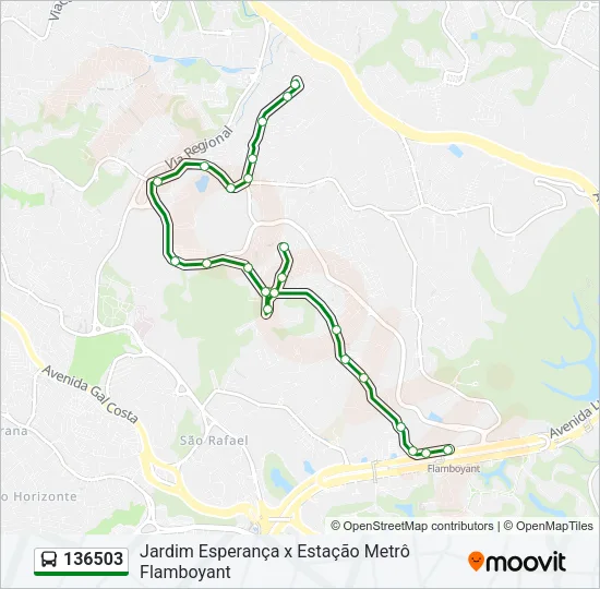 136503 Bus Line Map