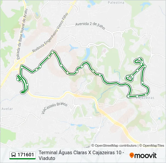 171601 Bus Line Map