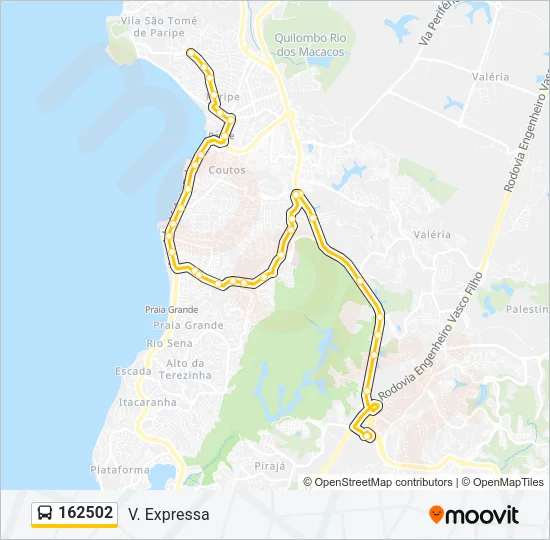 162502 Bus Line Map