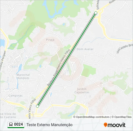 0024 Bus Line Map