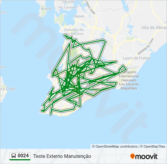 0024 Bus Line Map