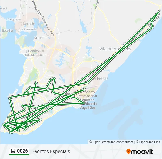 0026 Bus Line Map