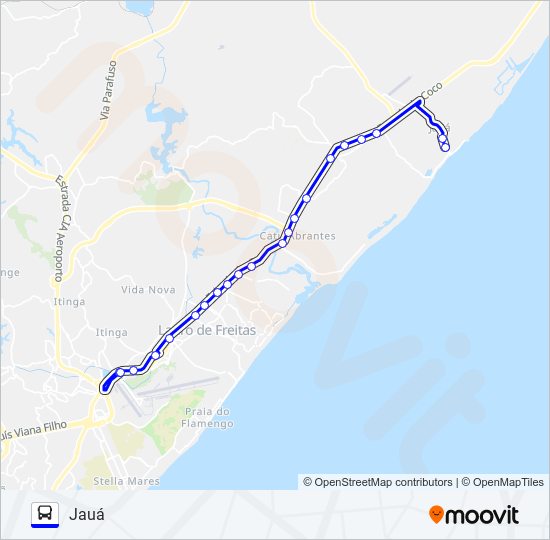 Rota da linha 162501: horários, paradas e mapas - Aguas Claras X Aeroporto  (C.A) (Atualizado)