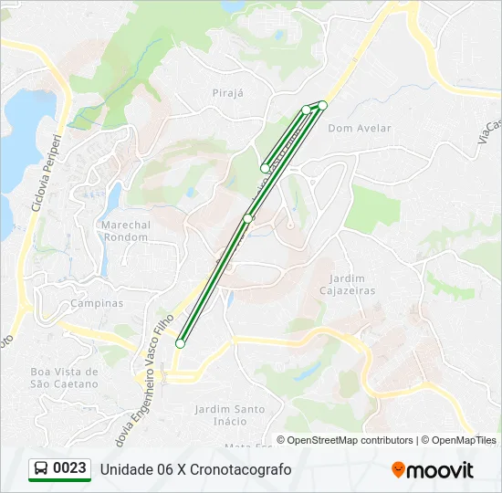 0023 Bus Line Map