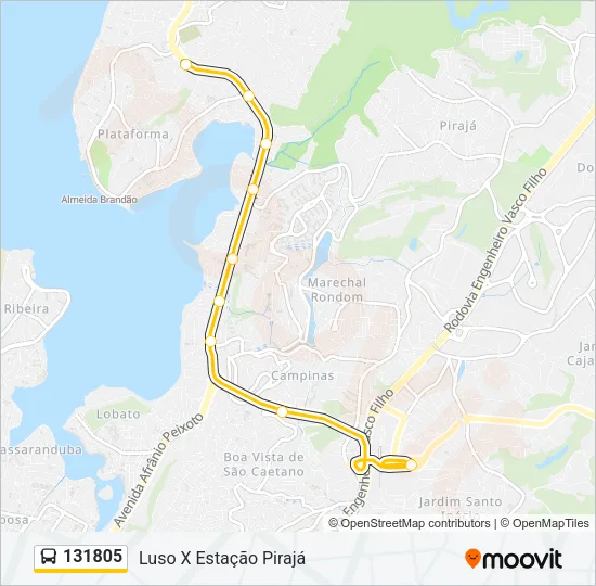 131805 Bus Line Map