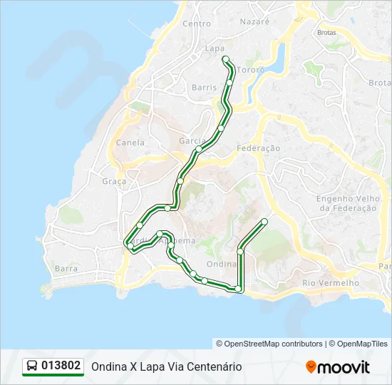 013802 Bus Line Map