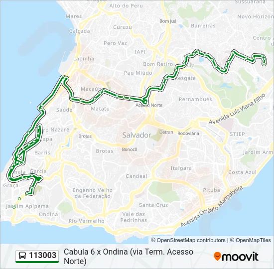 113003 Bus Line Map