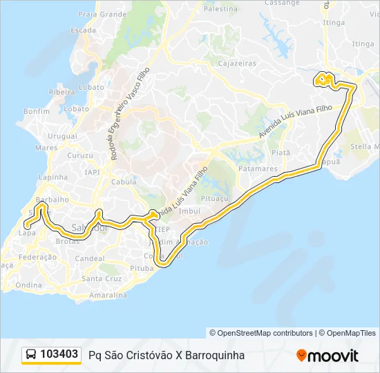 103403 Bus Line Map