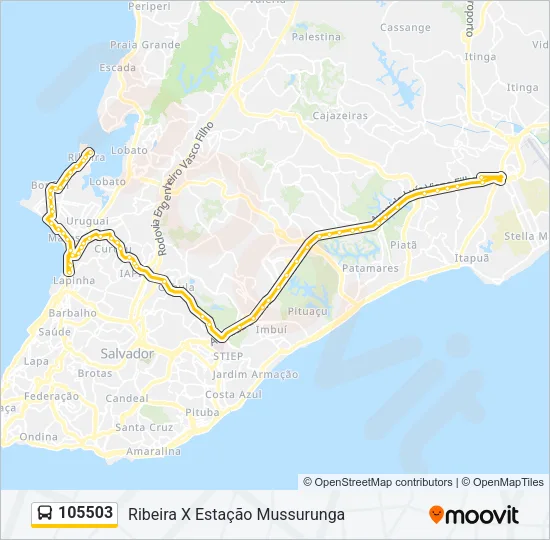 105503 Bus Line Map