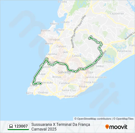 123007 Bus Line Map