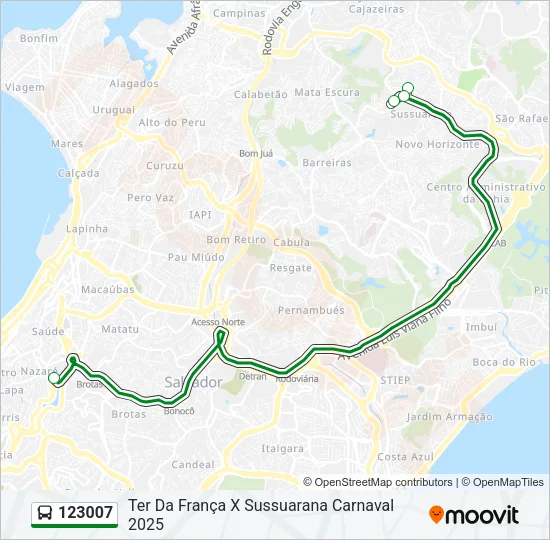 123007 Bus Line Map